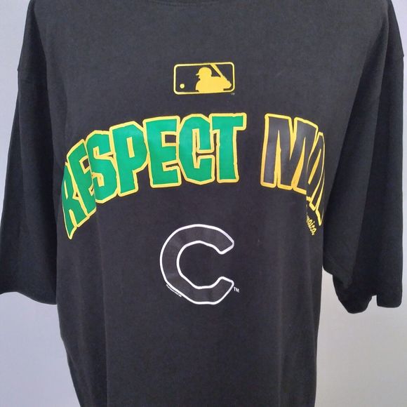 Chicago MLB 2XL Shirt T-Shirt Respect Mon Jamaica Baseball Sports NWOT - Picture 3 of 8